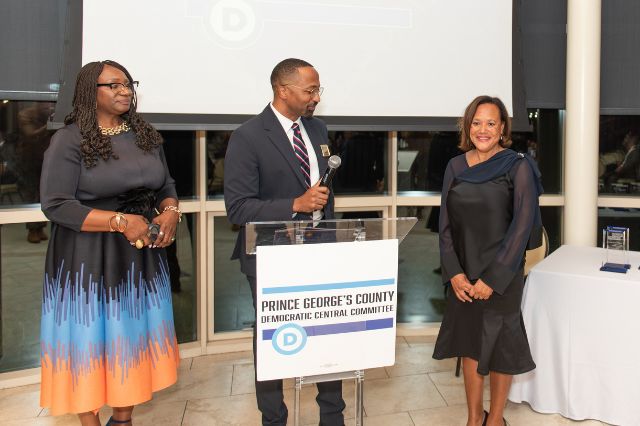 The Prince George's County Democratic Central Committee (PGCDCC) attending the Maryland Central Committee for 2022 Maryland Governor Candidate Westley Watende Omari MooreIn Action
