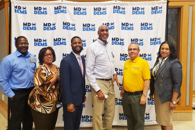 The Prince George's County Democratic Central Committee PGCDCC attending the Maryland DEMS meeting on June 15 2022