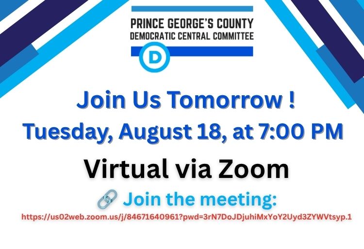 PGCDCC Central Committee 2026 Business Meetings