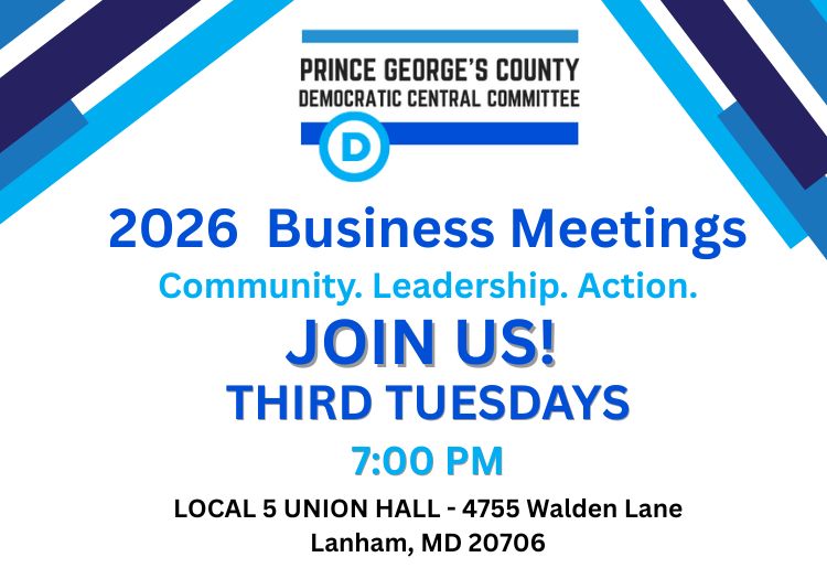 PGCDCC Central Committee 2026 Business Meetings